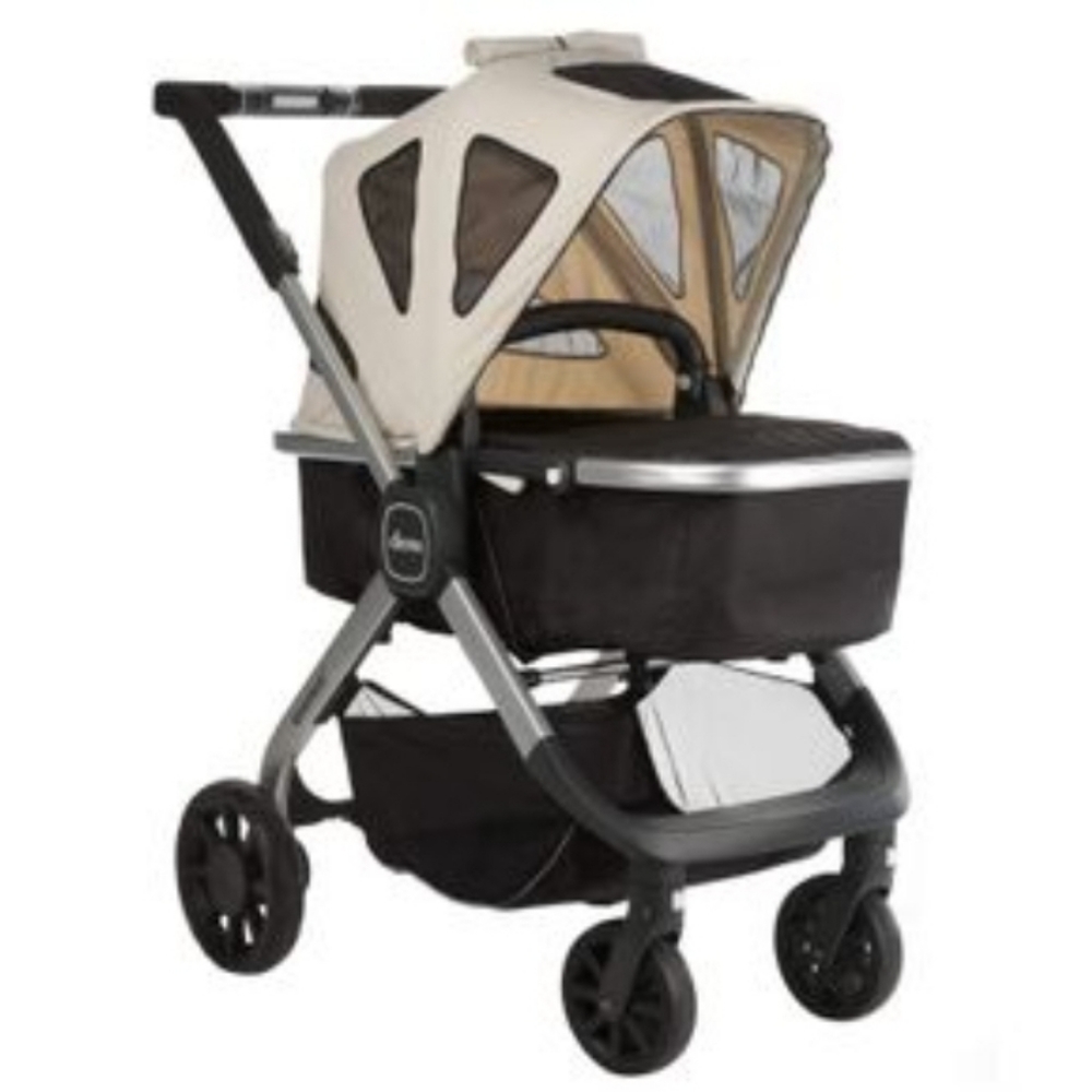 Sun Canopy Diono Quantum Luxury UPF 50+ Sun protection Parchment New NWOT